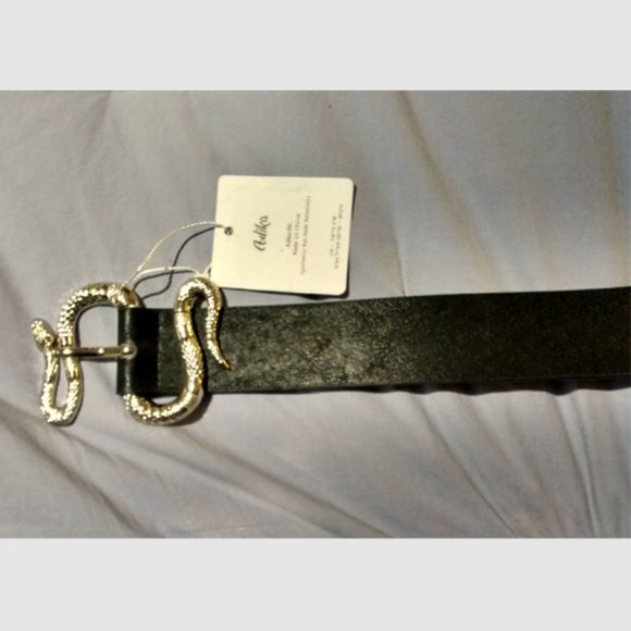 New with Tags Adika Snake Belt, Size L - Picture 5 of 5